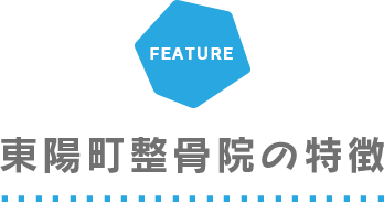 東陽町整骨院の特徴